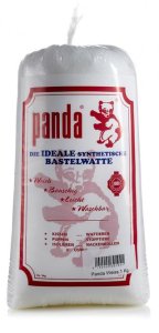 Füllwatte Panda - 1 Beutel/1Kg - weiß