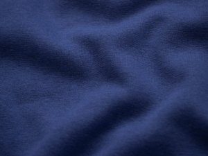 Alpenfleece - uni jeansblau