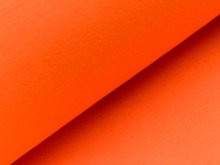 Glattes Bündchen im Schlauch - uni orange