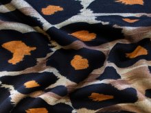 Jersey Punta di Roma - Animalprint - braun - orange