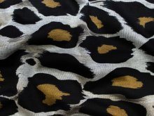 Jersey Punta di Roma - Animalprint - grau - braun