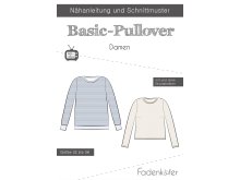 Papier-Schnittmuster Fadenkäfer - Basic-Pullover - Damen