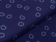 Interlock - Hufeisenherzchen - navy