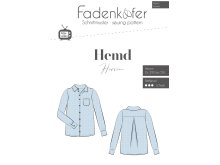 Papier-Schnittmuster Fadenkäfer - Hemd - Herren