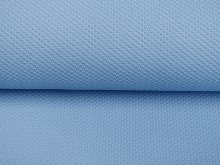 Jersey Jacquard - Haptisches Muster - helles blau