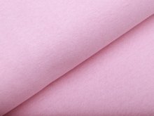 Glattes Bündchen im Schlauch - meliert rosa