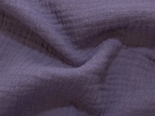 Baumwoll Musselin Double Gauze - uni - violett