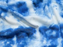 Jersey Viskose Digitaldruck - Batik - blau 