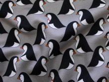 Jersey Swafing Love the Penguin by Cherry Picking - Pinguine - grau