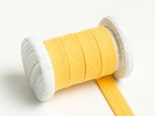 Flache Baumwoll Kordel / Band Hoodie / Kapuze 13 mm breit gelb