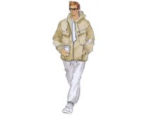 Schnittmuster Berlin Papierschnittmuster - Sportliche Windjacke 'Moritz' - Größe 44-58 - Herren