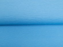 Jersey Jacquard - erhabene Biesen - helles blau