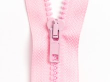 Reißverschluss teilbar 80 cm - rosa