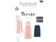 Papier-Schnittmuster Fadenkäfer Weste - Kinder