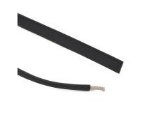 0,5 m Schrumpfschlauch für Kordelenden - 10 mm - schwarz