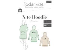 Papier-Schnittmuster Fadenkäfer X-te Hoodie - Damen