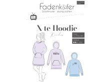 Papier-Schnittmuster Fadenkäfer X-te Hoodie - Kinder