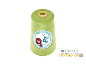 Nähgarn Overlock XXL - Ökotex 100 - Lauflänge 4570m (5000Y) - uni leuchtendes hellgrün