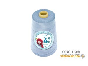 Nähgarn Overlock XXL - Ökotex 100 - Lauflänge 4570m (5000Y) - uni pastell-hellblau