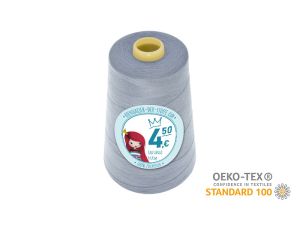 Nähgarn Overlock XXL - Ökotex 100 - Lauflänge 4570m (5000Y) - uni stahlhimmelblau