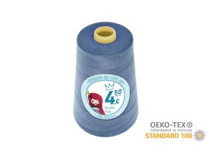 Nähgarn Overlock XXL - Ökotex 100 - Lauflänge 4570m (5000Y) - uni schmutziges marineblau