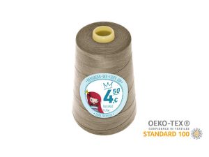 Nähgarn Overlock XXL - Ökotex 100 - Lauflänge 4570m (5000Y) - uni helles khaki