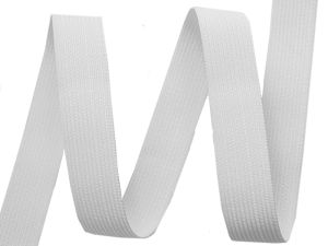 Gummiband 2,5 m x 20 mm Coupon - uni weiß