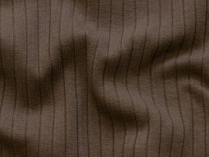 Ripp-Jersey - uni taupe